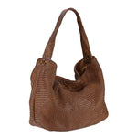 Load image into Gallery viewer, BZNA Bag Sanja Braun Italy Designer Damen Handtasche Schultertasche Tasche - B Z N A
