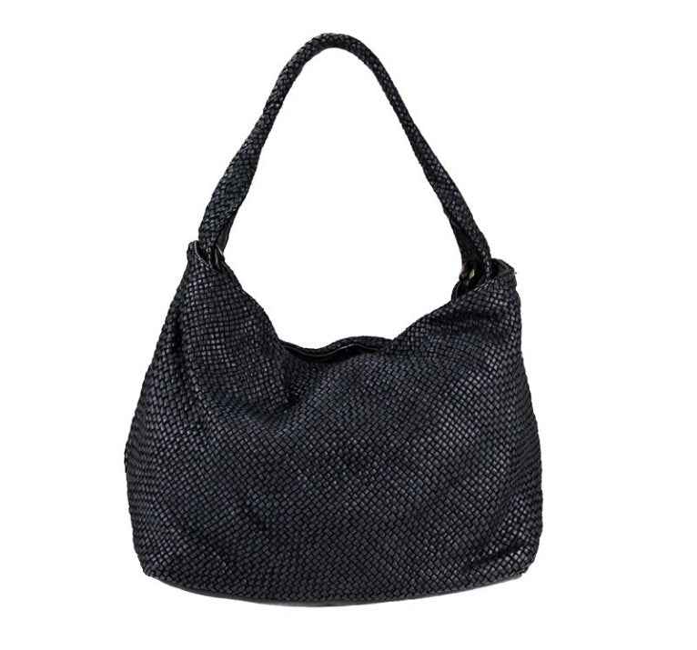 BZNA Bag Sanja schwarz Italy Designer Damen Handtasche Schultertasche Tasche