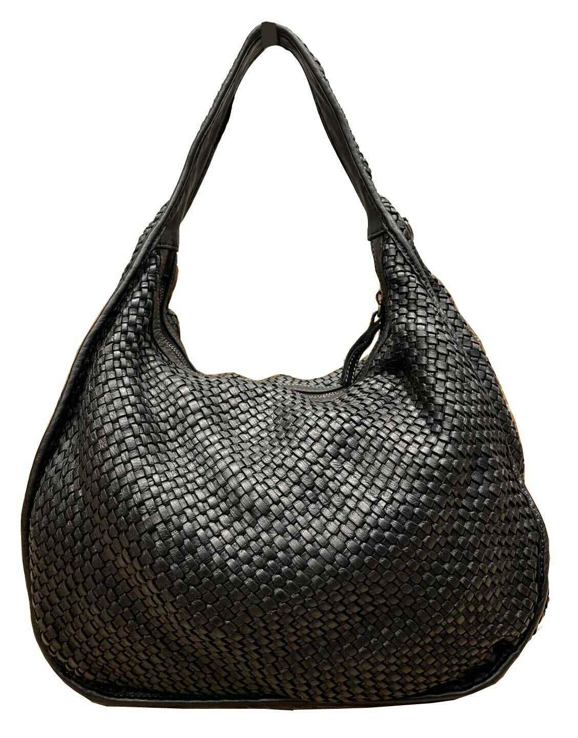 BZNA Bag Sanna Black Italy Designer Damen Handtasche Schultertasche Tasche Leder