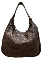 Load image into Gallery viewer, BZNA Bag Sanna Braun Italy Designer Damen Handtasche Schultertasche Tasche - B Z N A
