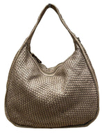 Load image into Gallery viewer, BZNA Bag Sanna Taupe Italy Designer Damen Handtasche Schultertasche Tasche Leder - B Z N A
