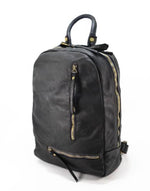 Load image into Gallery viewer, BZNA Bag Shane Schwarz Backpacker Designer Rucksack Handtasche Schultertasche - B Z N A
