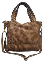 Load image into Gallery viewer, BZNA Bag Siana Cognac Italy Designer Damen Handtasche Tasche Leder Shopper - B Z N A
