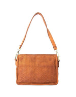 Load image into Gallery viewer, BZNA Bag Sil Cognac Umhängetasche Designer Clutch Ledertasche Schultertasche - B Z N A
