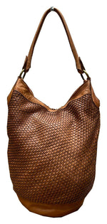 Load image into Gallery viewer, BZNA Bag Taina Cognac Italy Designer Damen Handtasche Schultertasche Tasche - B Z N A
