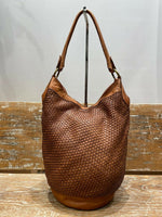 Load image into Gallery viewer, BZNA Bag Taina Cognac Italy Designer Damen Handtasche Schultertasche Tasche - B Z N A
