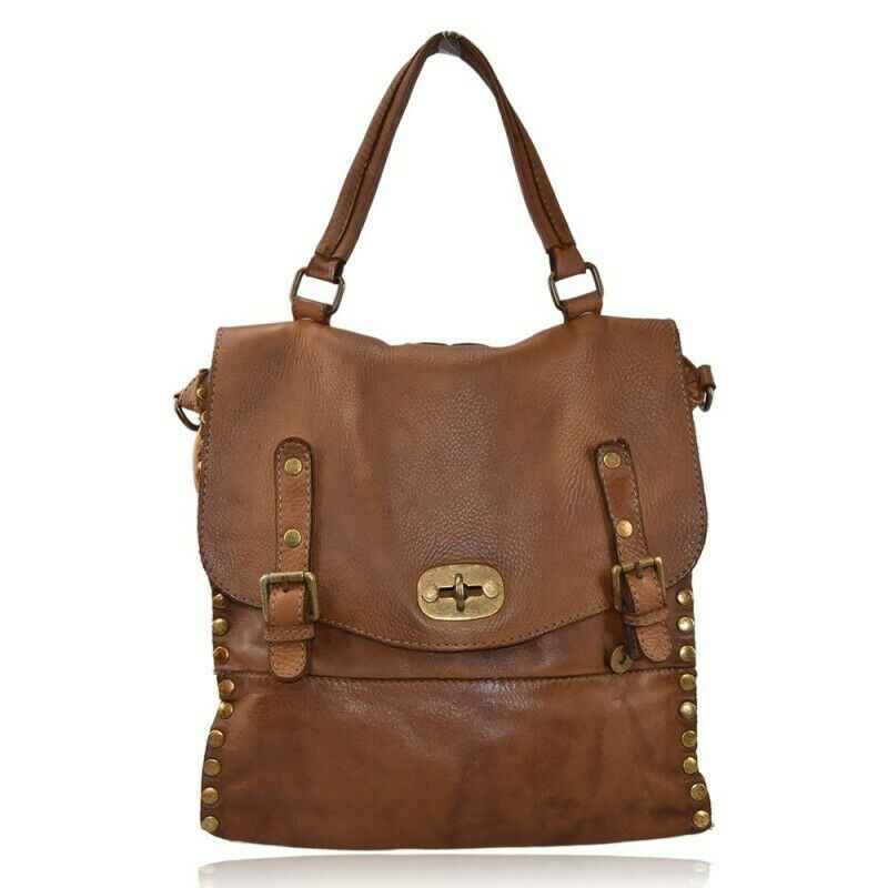 BZNA Bag Talea cognac Backpacker Rucksack Damenhandtasche Schultertasche