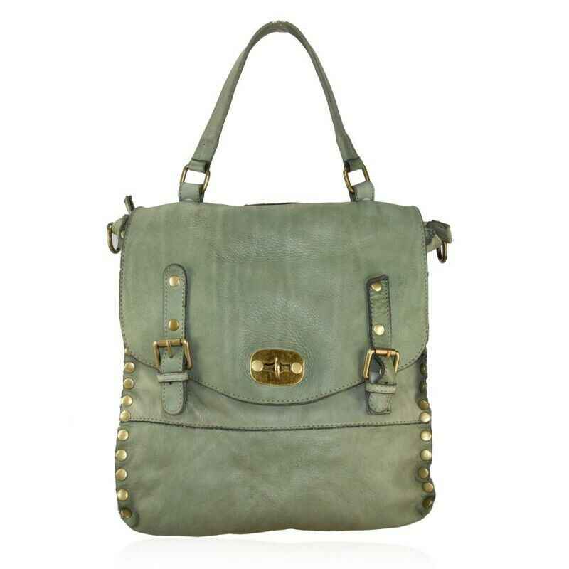 BZNA Bag Talea Grün Backpacker Rucksack Damenhandtasche Schultertasche