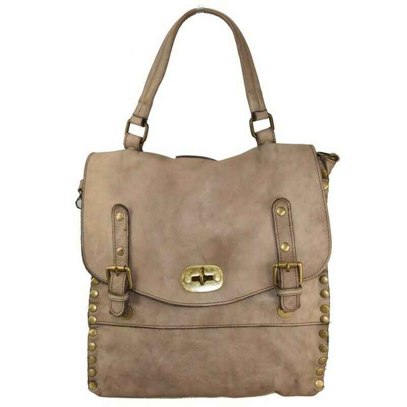 BZNA Bag Talea Taupe Backpacker Rucksack Damenhandtasche Schultertasche
