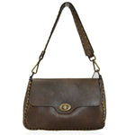 Load image into Gallery viewer, BZNA Bag Thea Braun Italy Designer Beutel Umhängetasche Damen Handtasche Leder - B Z N A
