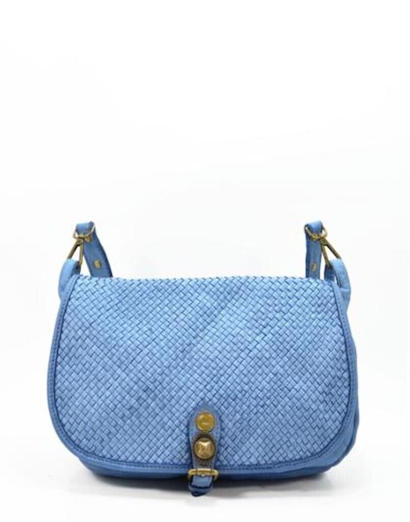 BZNA Bag Vada Blau italy Designer Leder Schulter Ledertasche Umhänge Tasche - B Z N A