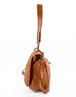 Load image into Gallery viewer, BZNA Bag Vada cognac italy Designer Leder Schulter Ledertasche Umhänge Tasche - B Z N A
