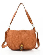 Load image into Gallery viewer, BZNA Bag Vada cognac italy Designer Leder Schulter Ledertasche Umhänge Tasche - B Z N A
