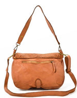 Load image into Gallery viewer, BZNA Bag Vada cognac italy Designer Leder Schulter Ledertasche Umhänge Tasche - B Z N A
