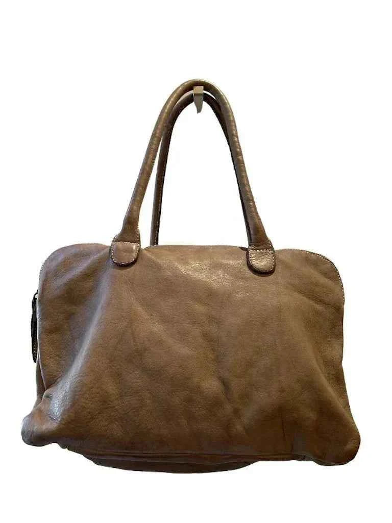 BZNA Bag Vanja taupe Italy Designer Messenger Damen Ledertasche Handtasche Schultertasche Tasche Leder Shopper Neu