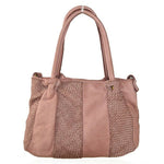 Load image into Gallery viewer, BZNA Bag Vesna rosa Italy Designer Messenger Damen Ledertasche Handtasche - B Z N A
