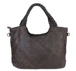 Load image into Gallery viewer, BZNA Bag Viva Braun Italy Damen Handtasche Schultertasche Tasche Leder - B Z N A
