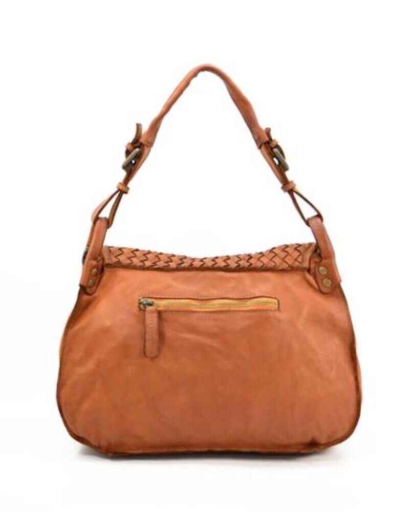 BZNA Bag Wini Schwarz italy Designer Leder Schulter Ledertasche Umhänge Tasche