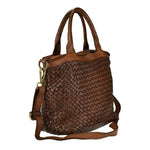 Load image into Gallery viewer, BZNA Bag Xenia Braun Italy Designer Damen Handtasche Tasche Leder Shopper - B Z N A
