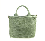 Load image into Gallery viewer, BZNA Bag Xenia Grün C Italy Designer Damen Handtasche Tasche Leder Shopper - B Z N A
