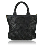 Load image into Gallery viewer, BZNA Bag Xenia Schwarz Italy Designer Damen Handtasche Tasche Leder Shopper - B Z N A
