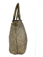 Load image into Gallery viewer, BZNA Bag Xenia Taupe Italy Designer Damen Handtasche Tasche Leder Shopper - B Z N A
