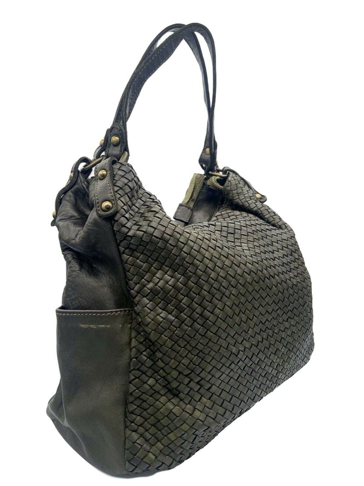 BZNA Bag Yuna Schwarz Italy Designer Damen Handtasche Schultertasche Tasche - B Z N A