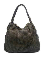 Load image into Gallery viewer, BZNA Bag Yuna Taupe Italy Designer Damen Handtasche Schultertasche Tasche - B Z N A
