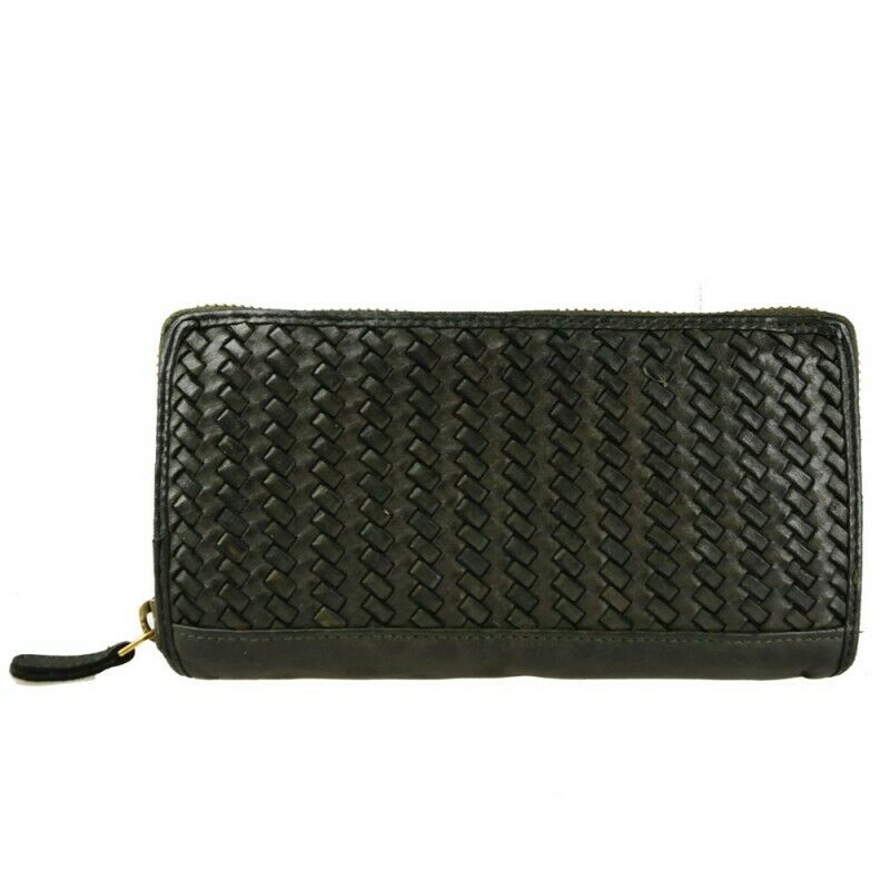 BZNA Berlin Daisy Grün Wallet Leather Leder Portemonnaie Geldbörse Clutch - B Z N A