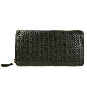 BZNA Berlin Daisy Grün Wallet Leather Leder Portemonnaie Geldbörse Clutch - B Z N A