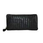 Load image into Gallery viewer, BZNA Berlin Daisy Schwarz Wallet Leather Leder Portemonnaie Geldbörse Clutch - B Z N A
