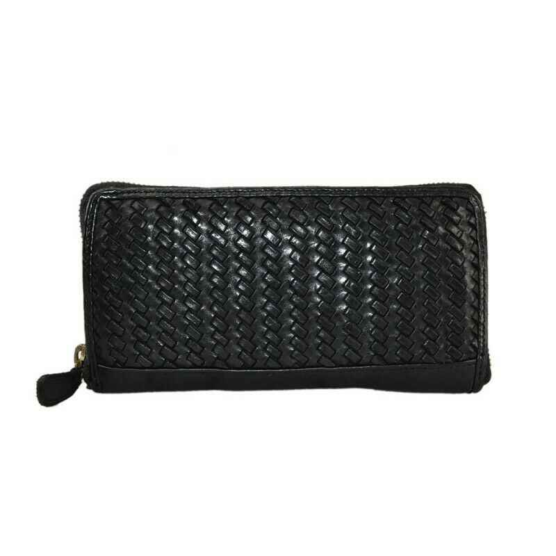 BZNA Berlin Daisy Schwarz  Wallet Leather Leder Portemonnaie Geldbörse Clutch