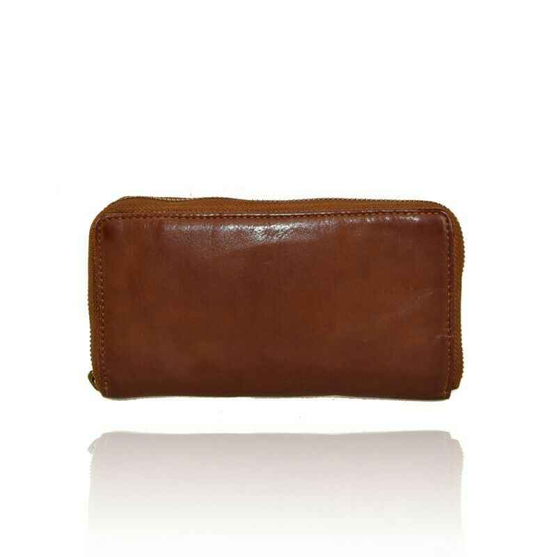 BZNA Berlin Filou cognac Wallet sheep Leather Leder Portemonnaie Geldbörse Neu