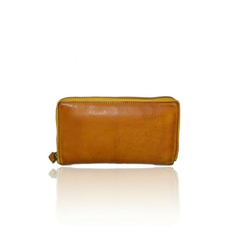 BZNA Berlin Filou Gelb Wallet sheep Leather Leder Portemonnaie Geldbörse Neu - B Z N A