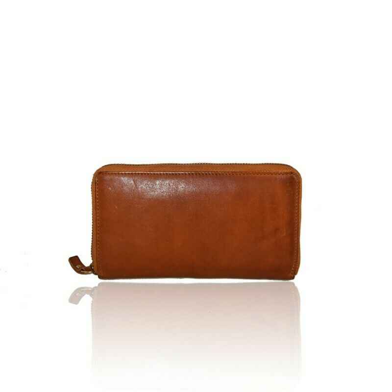 BZNA Berlin Filou Orange Wallet sheep Leather Leder Portemonnaie Geldbörse Neu