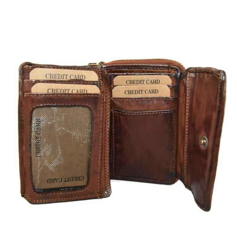 BZNA Berlin Gia Schwarz Wallet Leather Leder Portemonnaie Geldbörse Clutch