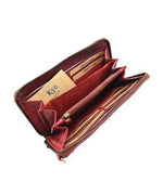 Load image into Gallery viewer, BZNA Berlin Hedda Rot Wallet Leder Schulter Portemonnaie Geldbörse Clutch - B Z N A
