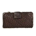 Load image into Gallery viewer, BZNA Berlin Karla Braun Wallet Leather Leder Portemonnaie Geldbörse Clutch - B Z N A
