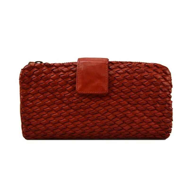 BZNA Berlin Karla Rot Wallet Leather Leder Portemonnaie Geldbörse Clutch