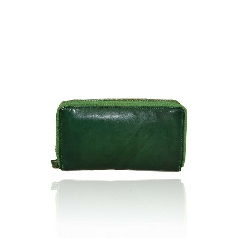 BZNA Berlin Maira Grün Wallet sheep Leather Leder Portemonnaie Geldbörse Neu - B Z N A
