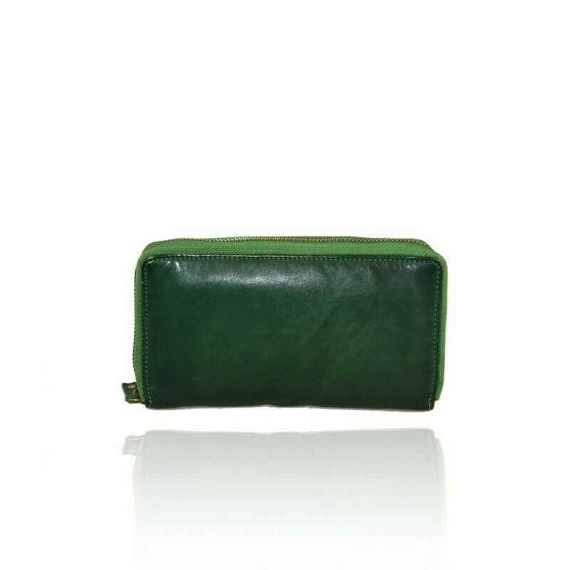 BZNA Berlin Maira Grün Wallet sheep Leather Leder Portemonnaie Geldbörse Neu