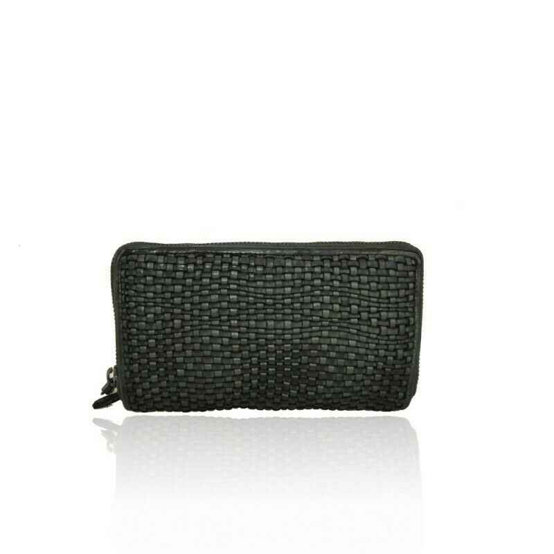 BZNA Berlin Naila Grün Wallet Leather Leder Portemonnaie Geldbörse Clutch