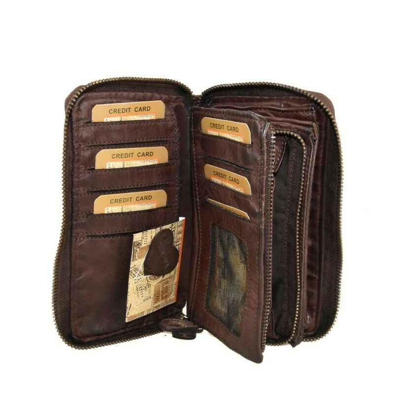 BZNA Berlin Naila Rot Wallet Leather Leder Portemonnaie Geldbörse Clutch