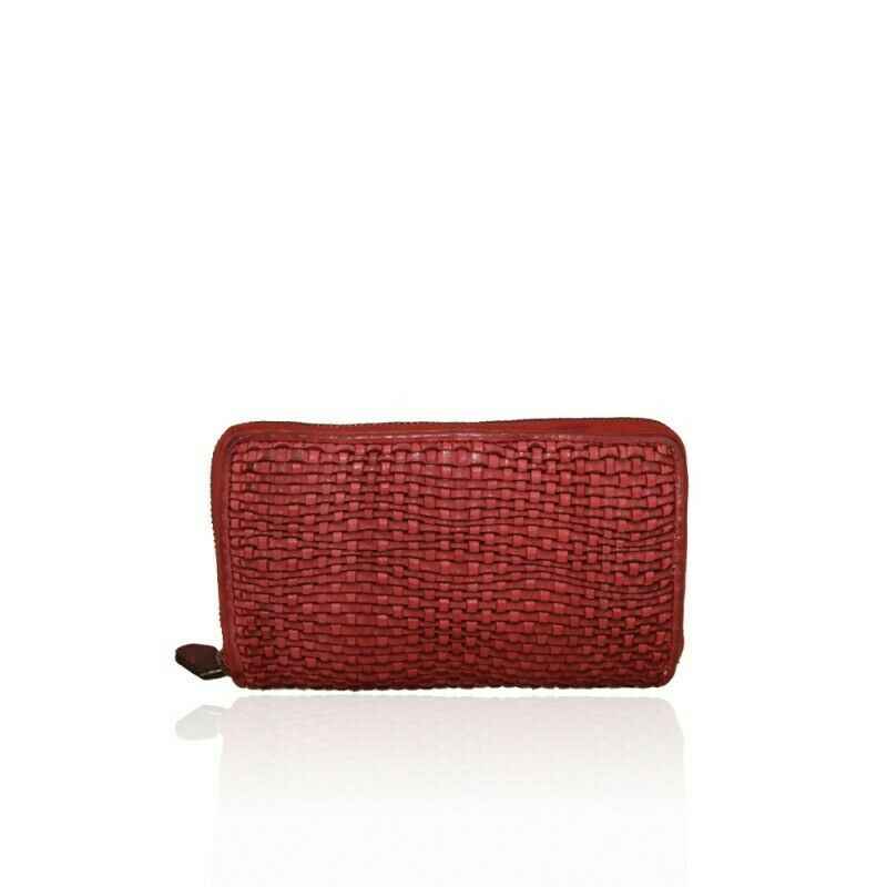 BZNA Berlin Naila Rot Wallet Leather Leder Portemonnaie Geldbörse Clutch