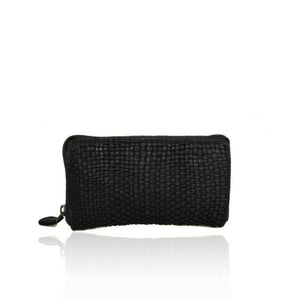 BZNA Berlin Naila Schwarz Wallet Leather Leder Portemonnaie Geldbörse Clutch - B Z N A