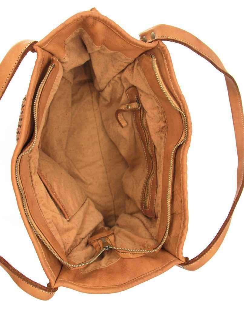 BZNA Bag Buca Blau Italy Designer Leder Schulter Ledertasche Shopper Ledertasche