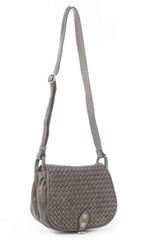Lade das Bild in den Galerie-Viewer, BZNA Schultertasche Tanita Taupe Italy Designer Handtasche Ledertasche Umhängetasche - B Z N A
