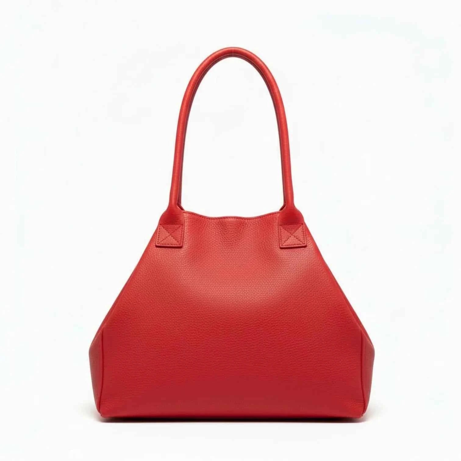 BZNA Bag Ladiva Rot Leder Italy Damen Shopper Handtasche Schultertasche Tasche