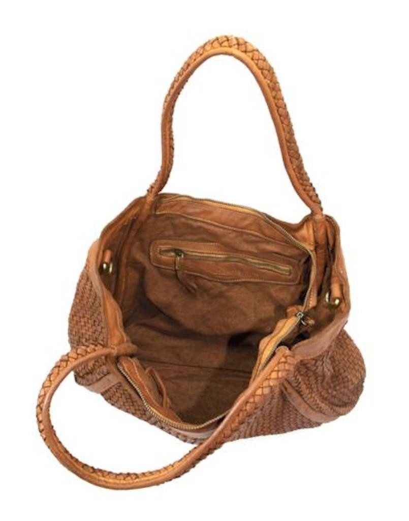 BZNA Bag Alessandra Schwarz Beuteltasche Designer Schultertasche Handtasche