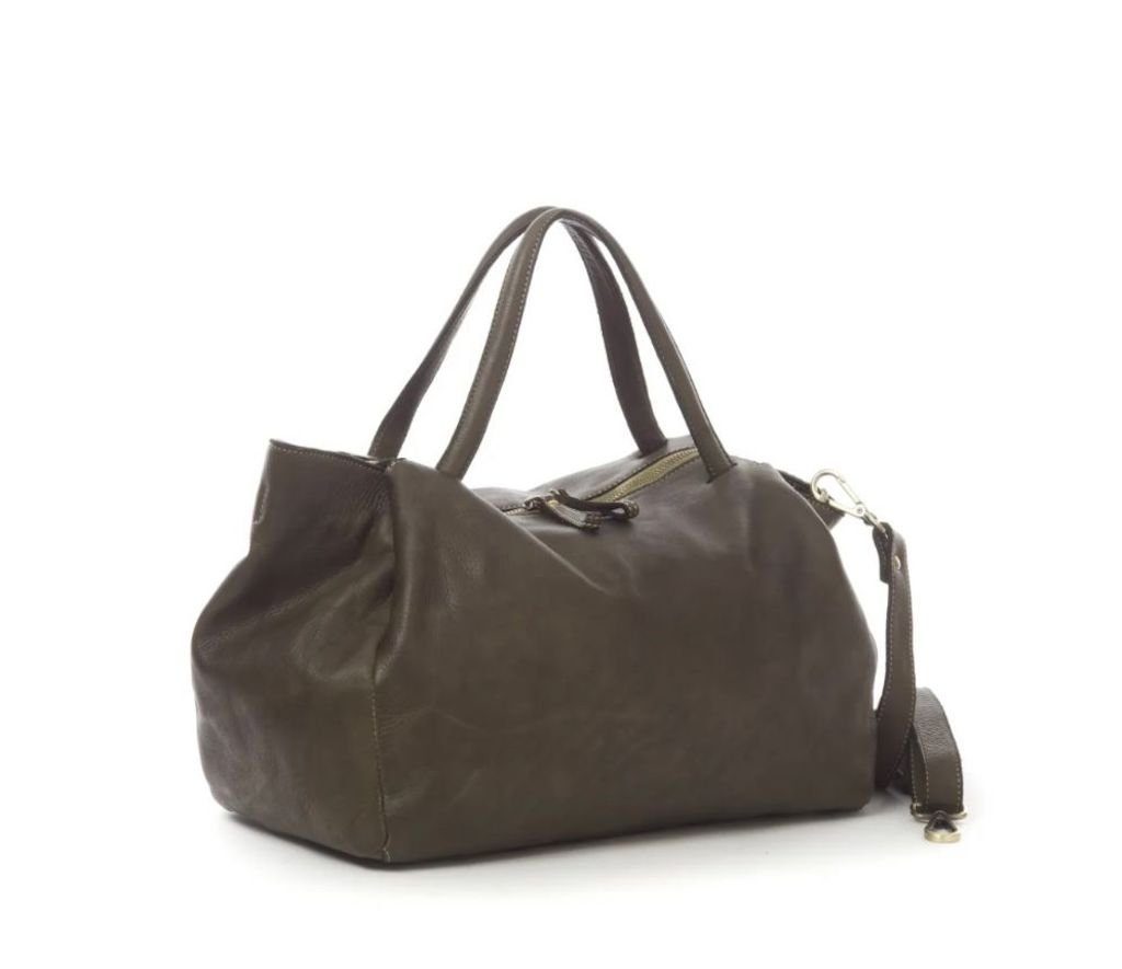 BZNA Bag Diana Grün Italy Designer Damen Handtasche Schultertasche Tasche Leder Neu - B Z N A